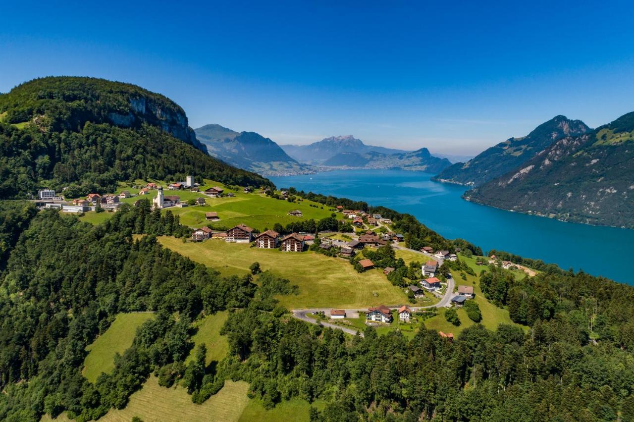 Hotel Und Naturhaus Bellevue Seelisberg Luaran gambar